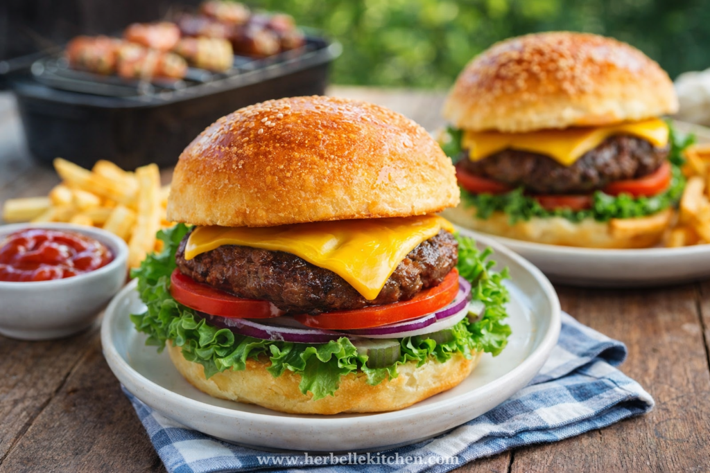 Air Fry Hamburger Patties – Easy Air Fryer Burger Recipes for Dinner