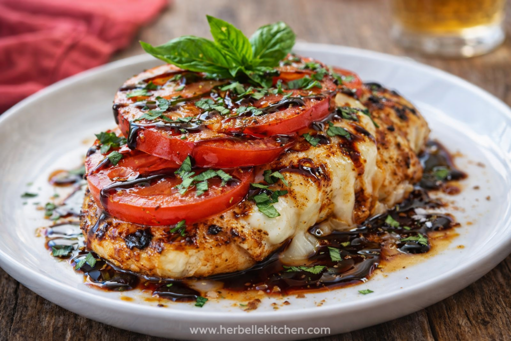 Caprese Chicken Recipe – Simple Chicken Breast Dinner Ideas with Mozzarella
