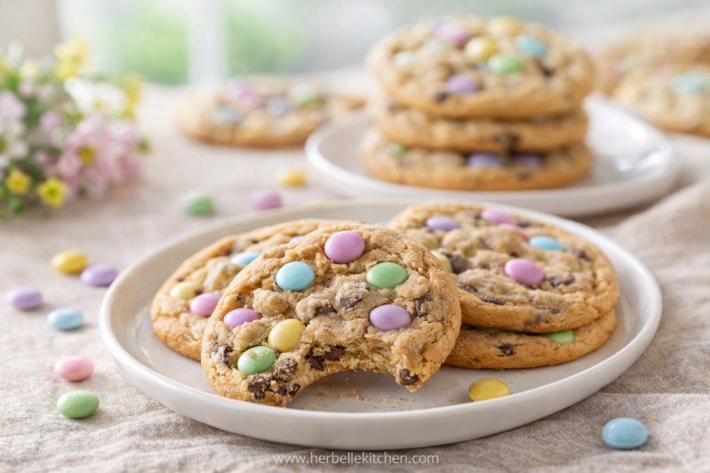 Chocolate Easter Treats Easter M&M Cookies for Easy Easter Baking