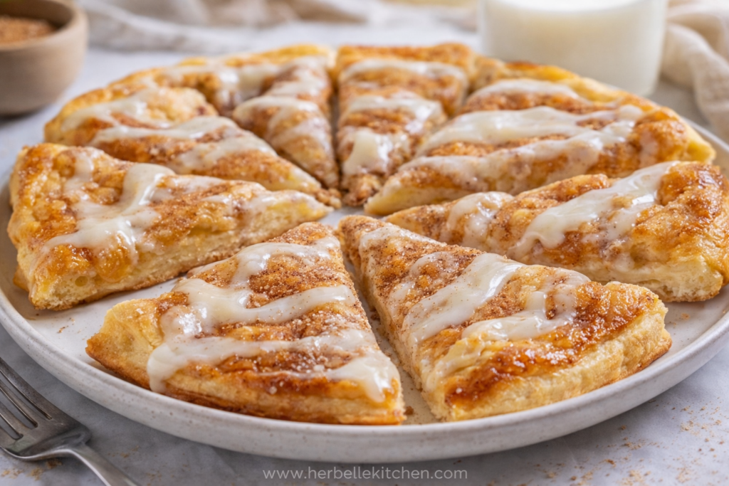 Cinnamon Crescent Roll Pizza – Quick Homemade Cinnamon Dessert Pizza