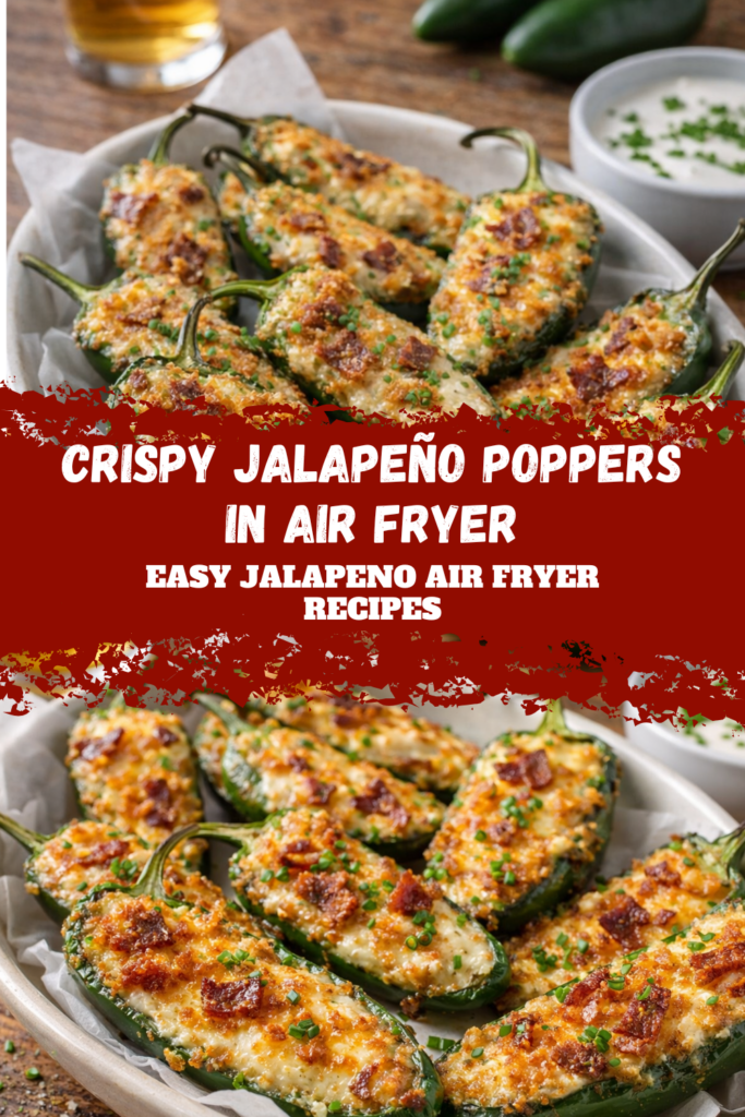 Crispy Jalapeño Poppers in Air Fryer – Easy Jalapeno Air Fryer Recipes