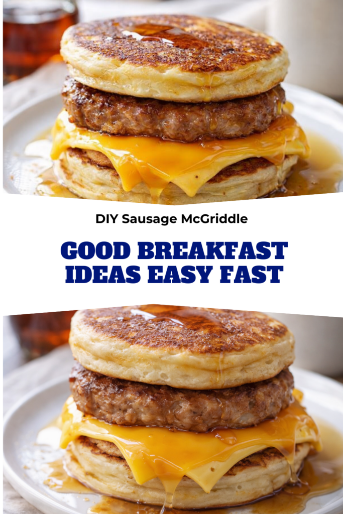 DIY Sausage McGriddle – Good Breakfast Ideas Easy Fast