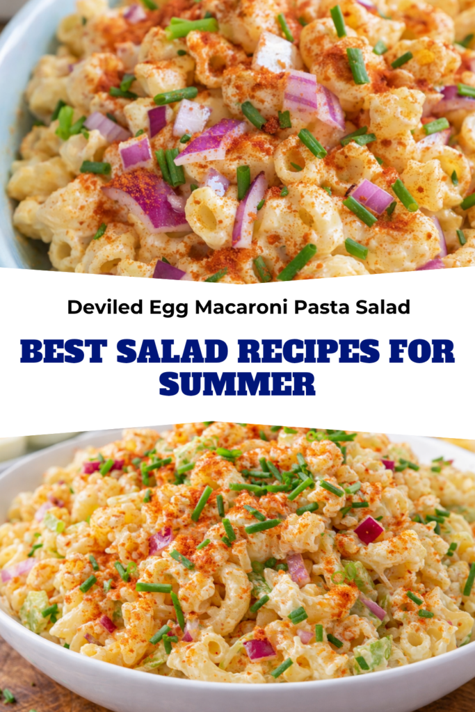 Deviled Egg Macaroni Pasta Salad – Best Salad Recipes for Summer
