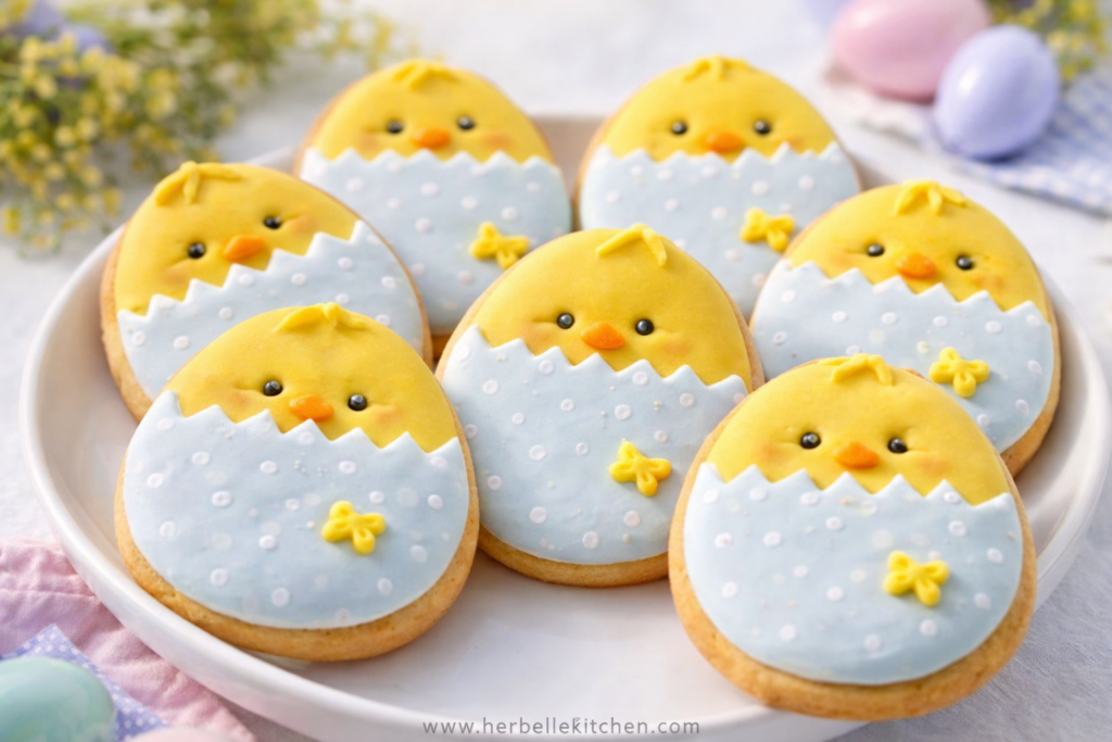 Easter Bunny Cookies – Cute Easter Sugar Cookies with Sugar Cookie Icing