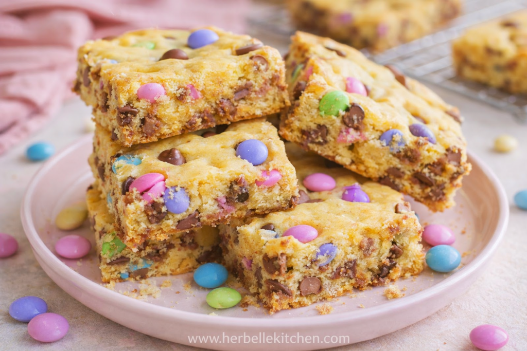 Easter Cookie Bars Recipes – Easy Easter Cake Cookie Bars with Cake Mix