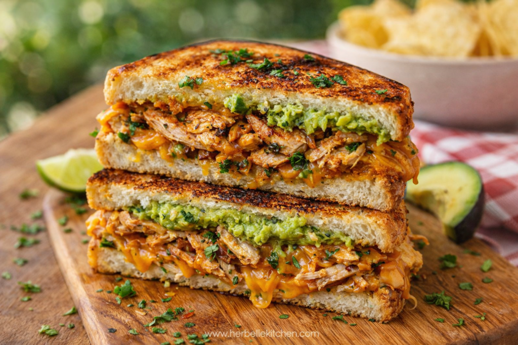 Easy Chicken Avocado Melt Sandwich – Delicious Dinner Recipes Sandwiches with Avocado