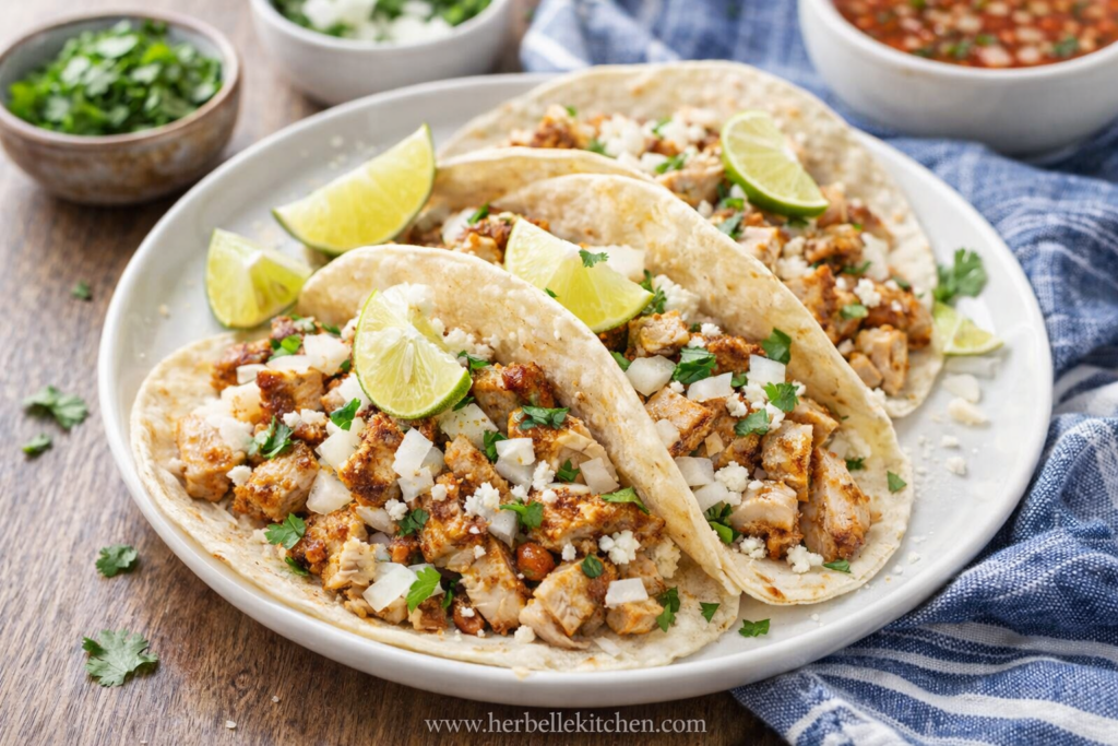 Easy Chicken Street Tacos Recipe Real Taco Recipe for Easy Night Dinners
