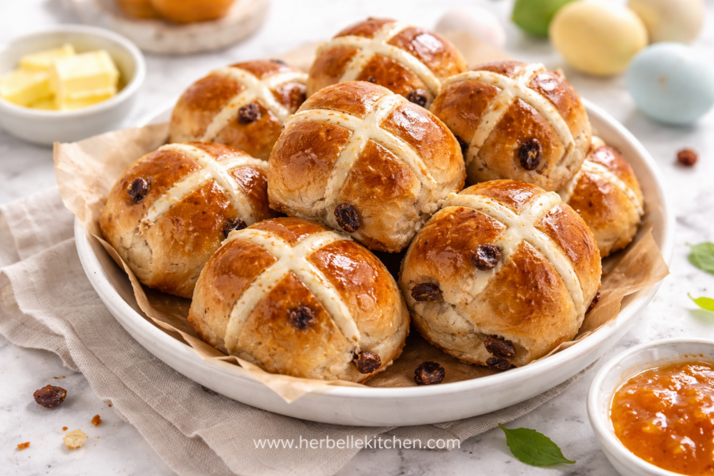 Easy Hot Cross Buns Recipe – Classic Sweet Buns for Easter Baking
