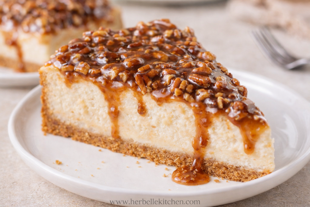 Easy Pecan Pie Cheesecake – Perfect Thanksgiving Recipes Dessert Cheesecake