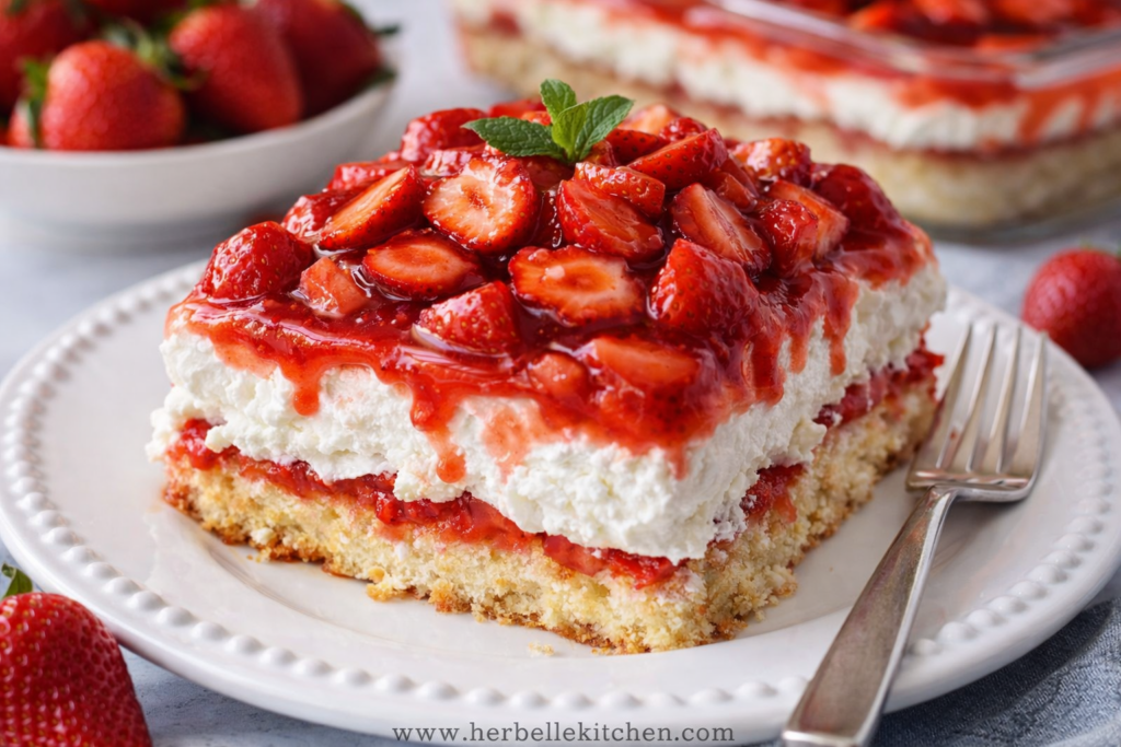 Easy Strawberry Heaven Lush Recipe – Cheap and Easy Desserts with Cool Whip