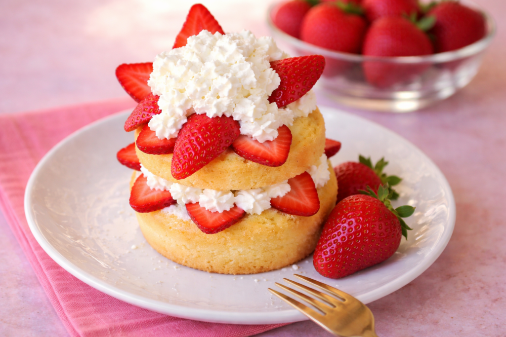 Easy Strawberry Shortcake Dessert – Cute Strawberry Baby Shower Treats