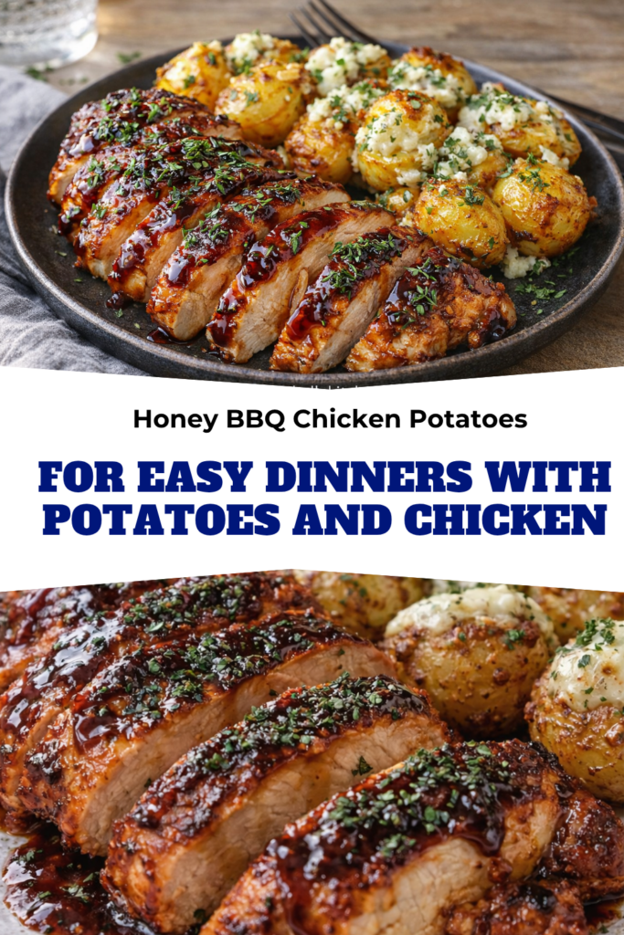 Honey BBQ Chicken Potatoes for Easy Dinners With Potatoes and Chicken