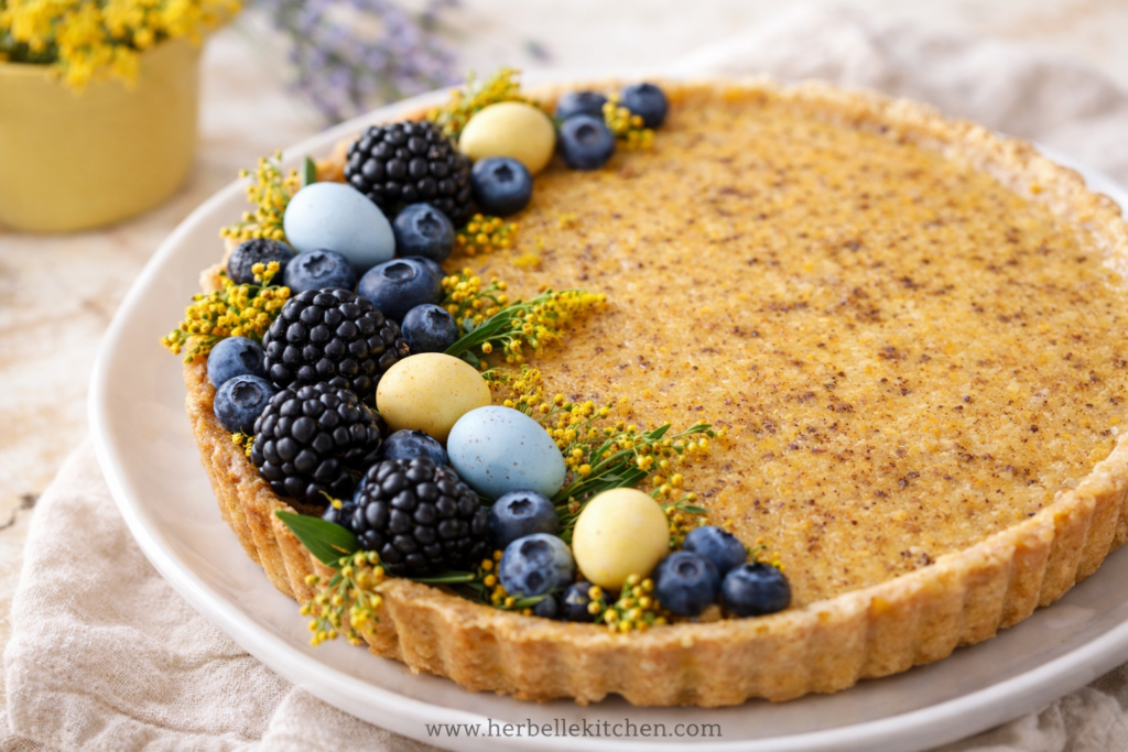 Lavender Lemon Easter Tart – Beautiful Easter Brunch Desserts for Spring Party Recipes