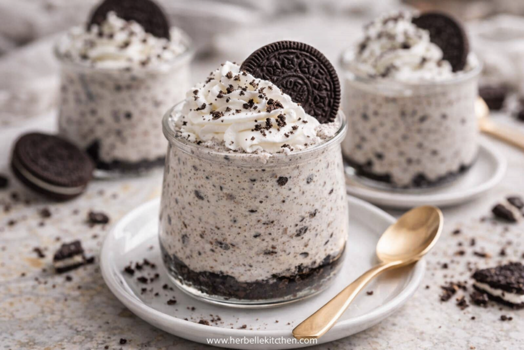 No-Bake Oreo Cheesecake Cups – Fast and Easy Sweet Treats
