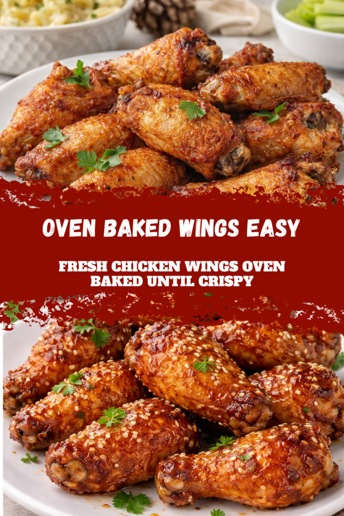 Oven Baked Wings Easy – Fresh Chicken Wings Oven Baked Until Crispy