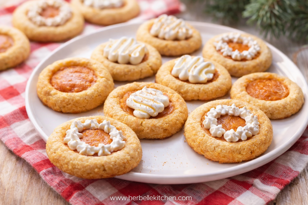 Pumpkin Cookies With Pie Filling – Easy Pumpkin Christmas Dessert Idea