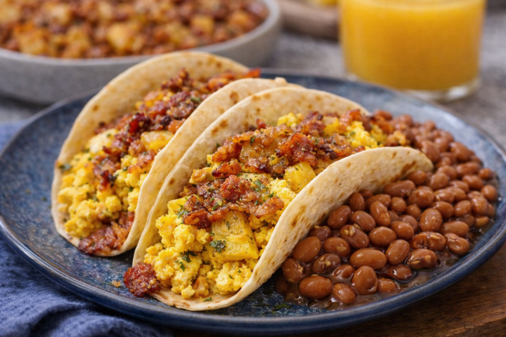 Quick Breakfast for Guests – Tasty Baked Taco Recipe