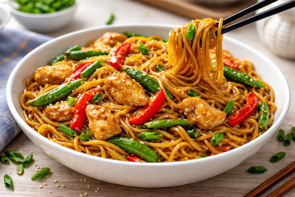 Quick Chicken Lo Mein Recipe Easy Chinese Recipes for Family Dinner