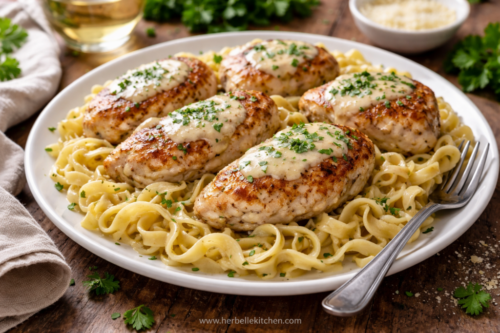 Quick Dinner With Chicken Breast – One-Pan Chicken with Buttered Noodles