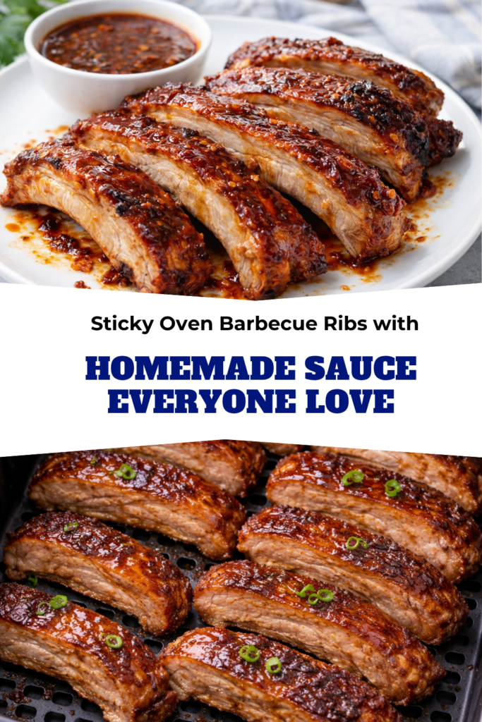 Sticky Oven Barbecue Ribs with Homemade Sauce Everyone Love