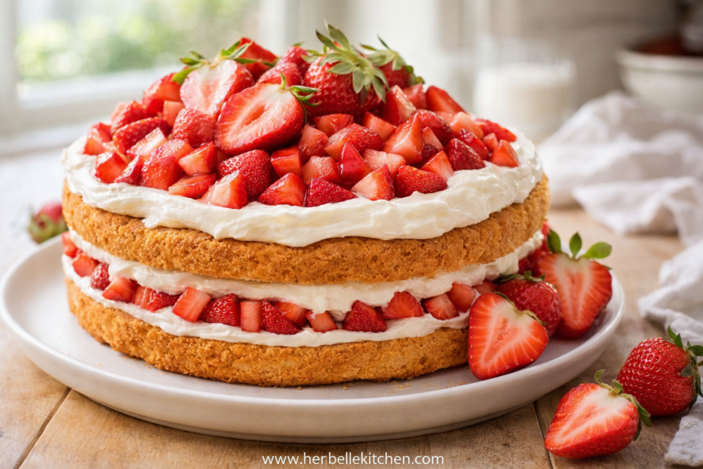 Strawberry Shortcake Recipe Easy Cake Mixes – Fluffy & Simple Dessert Idea