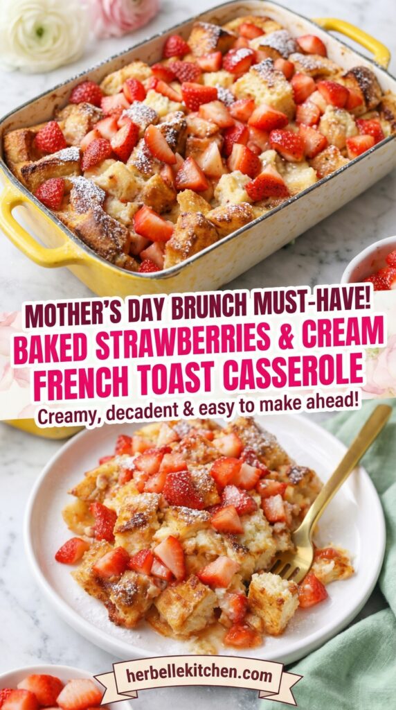 White Chocolate Croissant Bread Pudding – Cafe Food for Mother’s Day Brunch