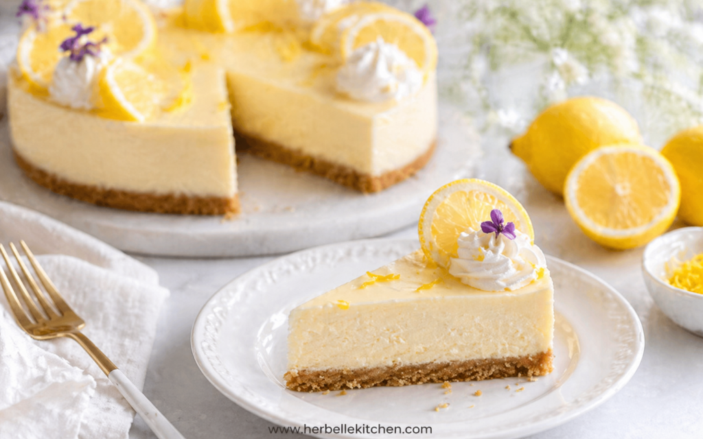 Best Cheesecake Recipe No Bake with Fresh Lemon Flavo