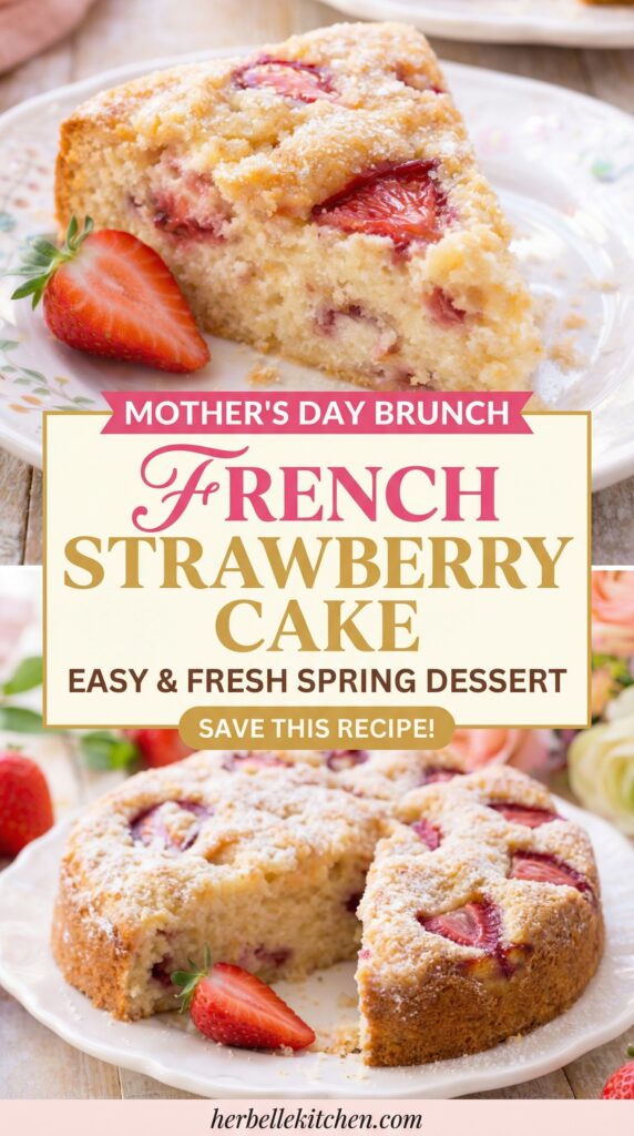 French Strawberry Cake – Fresh Strawberry Recipes for Spring Desserts