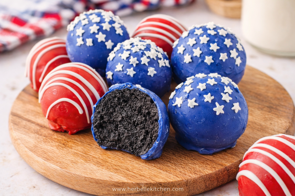 Patriotic Oreo Balls Recipe – Easy No-Bake 4th of July Dessert