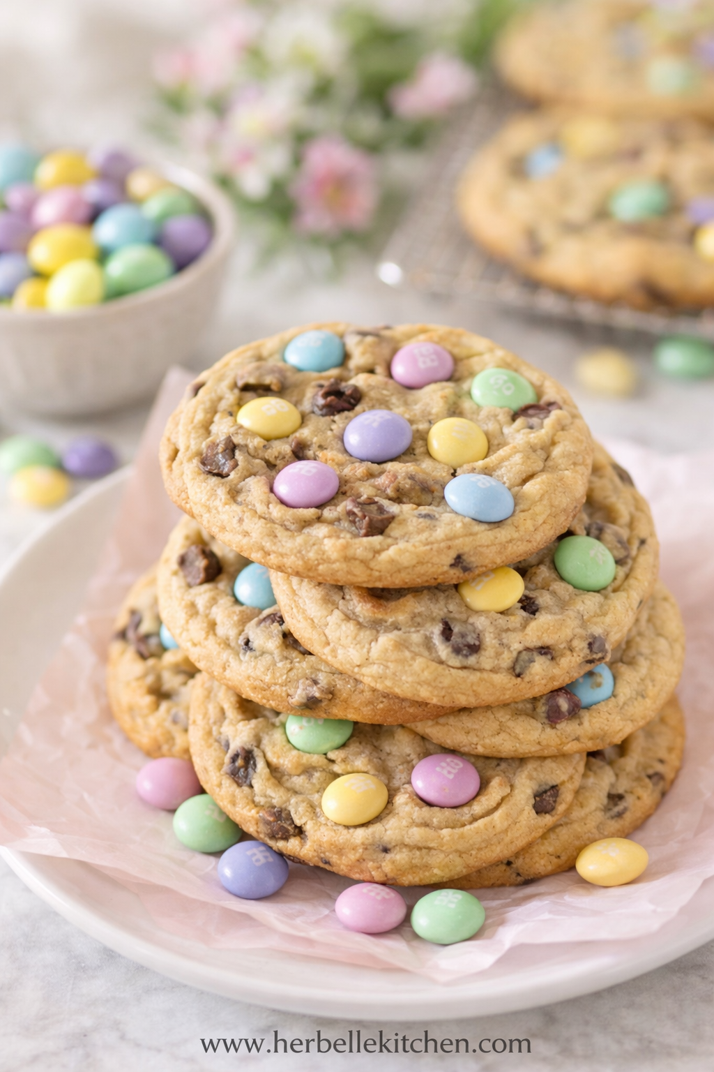 Chocolate Easter Treats Easter M&M Cookies for Easy Easter Baking