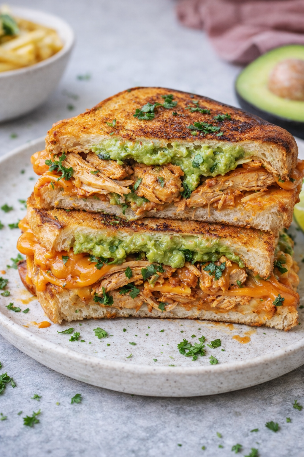Easy Chicken Avocado Melt Sandwich – Delicious Dinner Recipes Sandwiches with Avocado