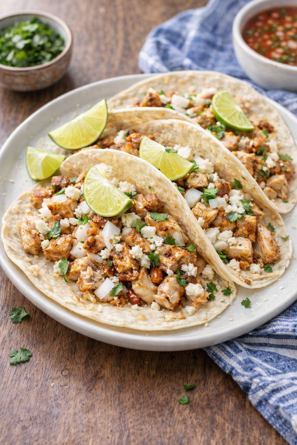 Easy Chicken Street Tacos Recipe Real Taco Recipe for Easy Night Dinners