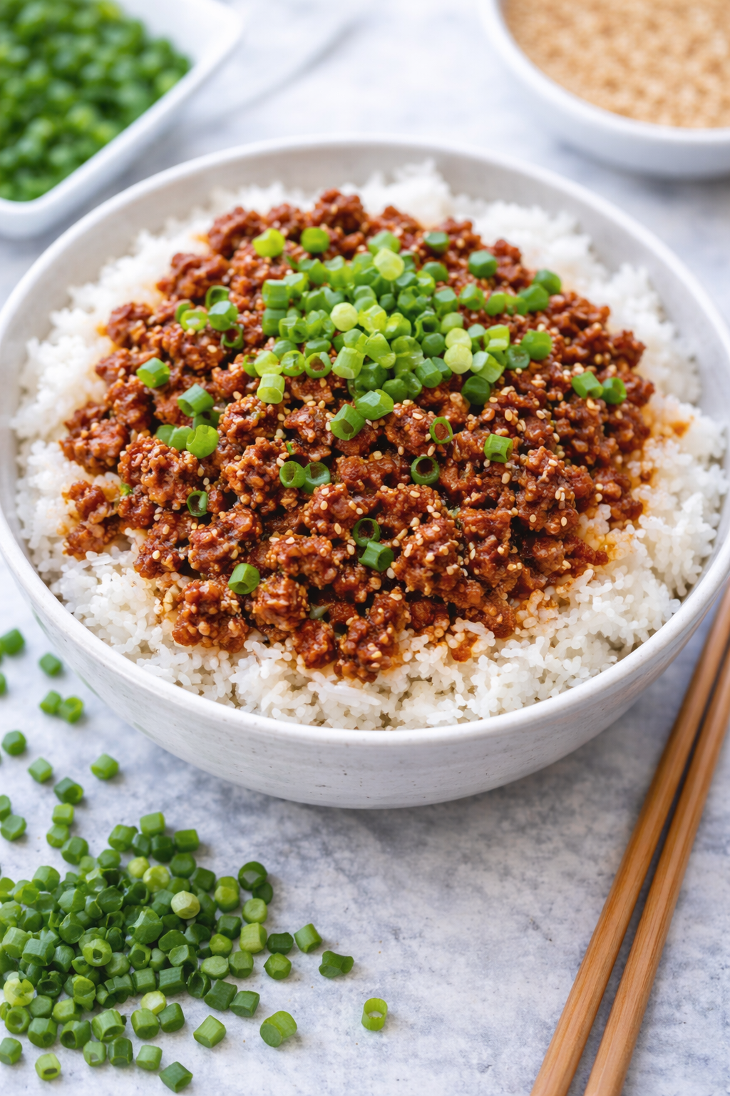 Easy Korean Ground Beef Bowl Recipe with Rice – Quick Ground Beef Bowl Ideas
