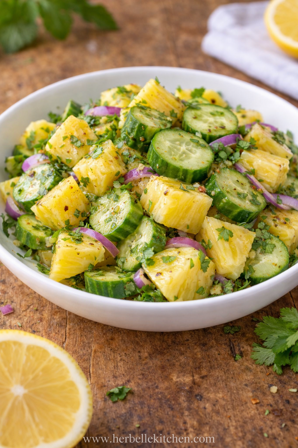 Easy Pineapple Cucumber Salad Recipe – Perfect Picnic & Summer Lunch Ideas