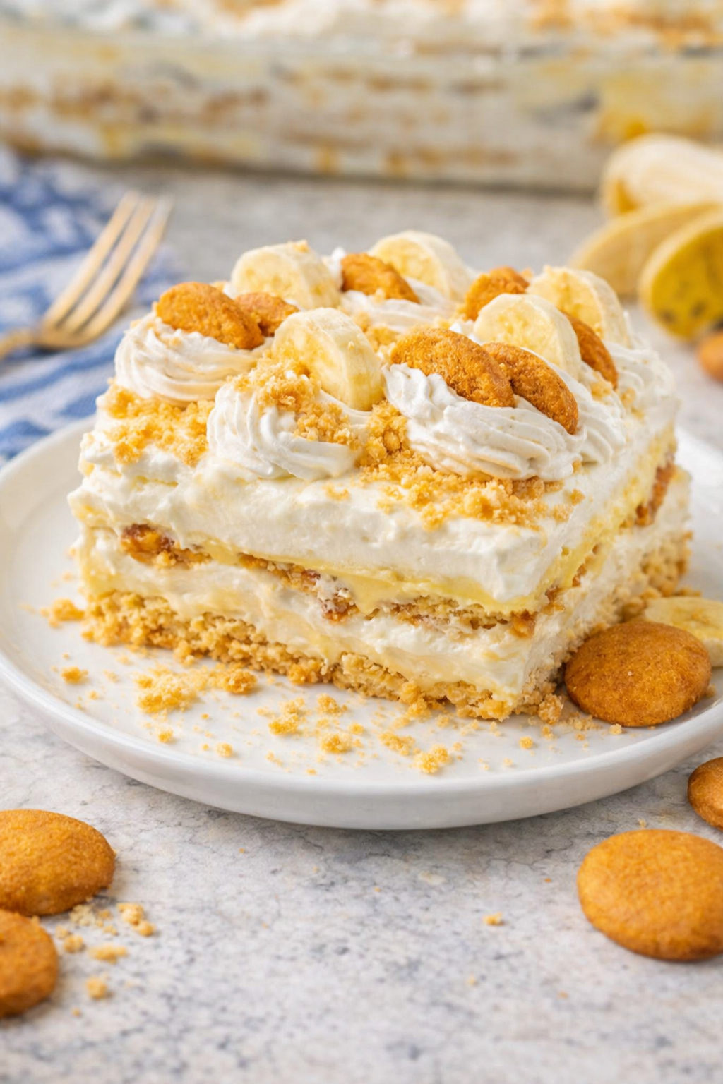 No Bake Lasagna Dessert Banana Pudding Layered Dessert Delight