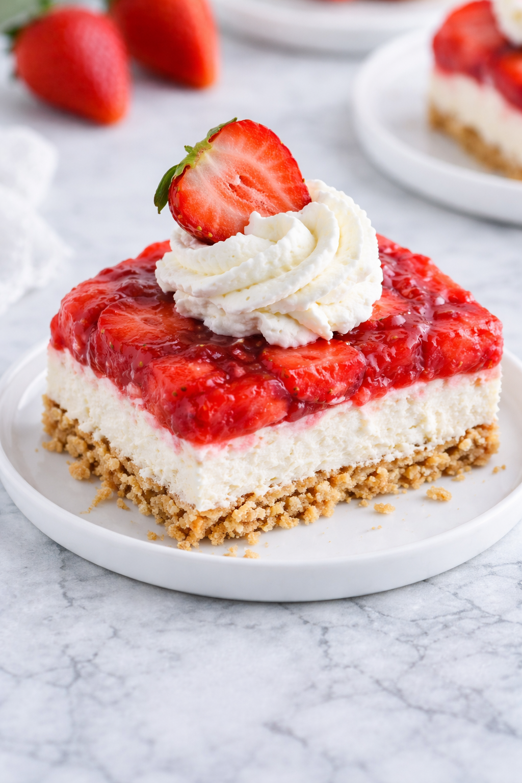 Strawberry Salad with Pretzels – Easy Creamy Dessert Everyone Will Love