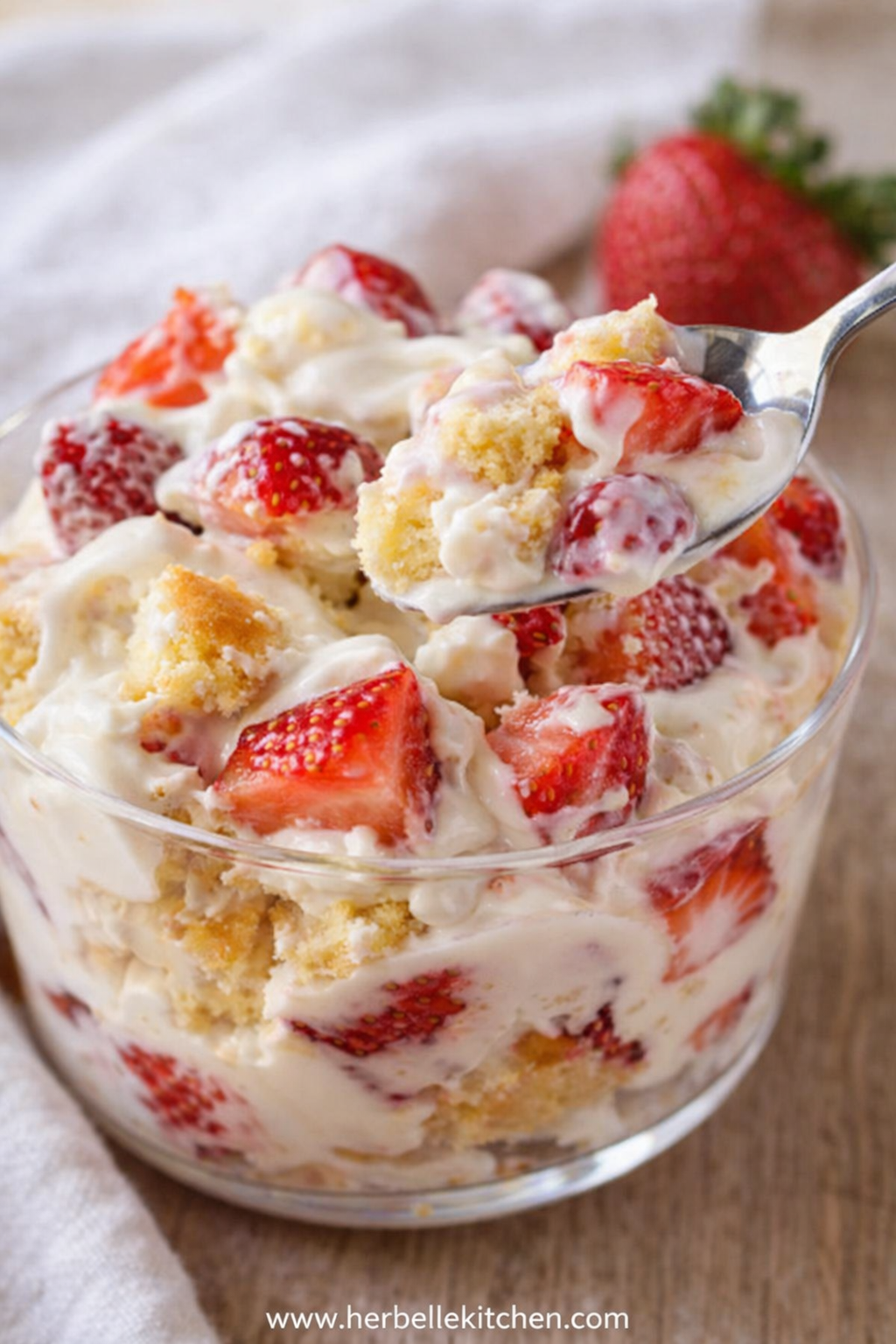 Summer Strawberry Trifle Recipe – Easy Strawberry Trifle with Pound Cake