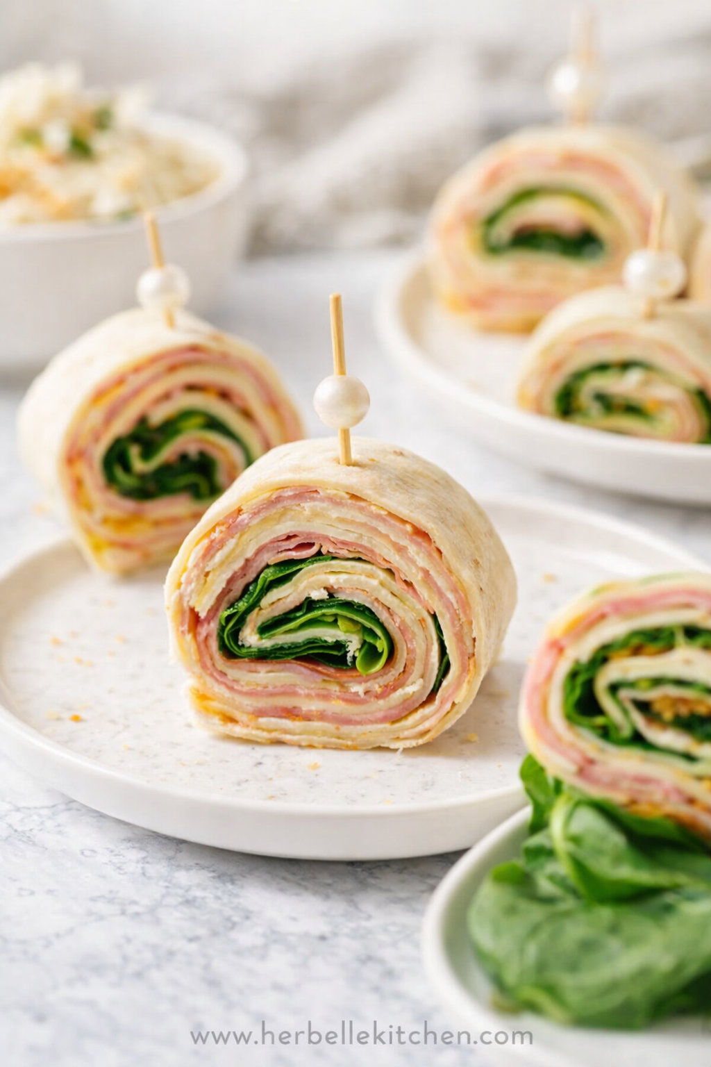 Vegetarian Pinwheel Sandwiches – Simple Picnic Food Ideas Everyone Loves