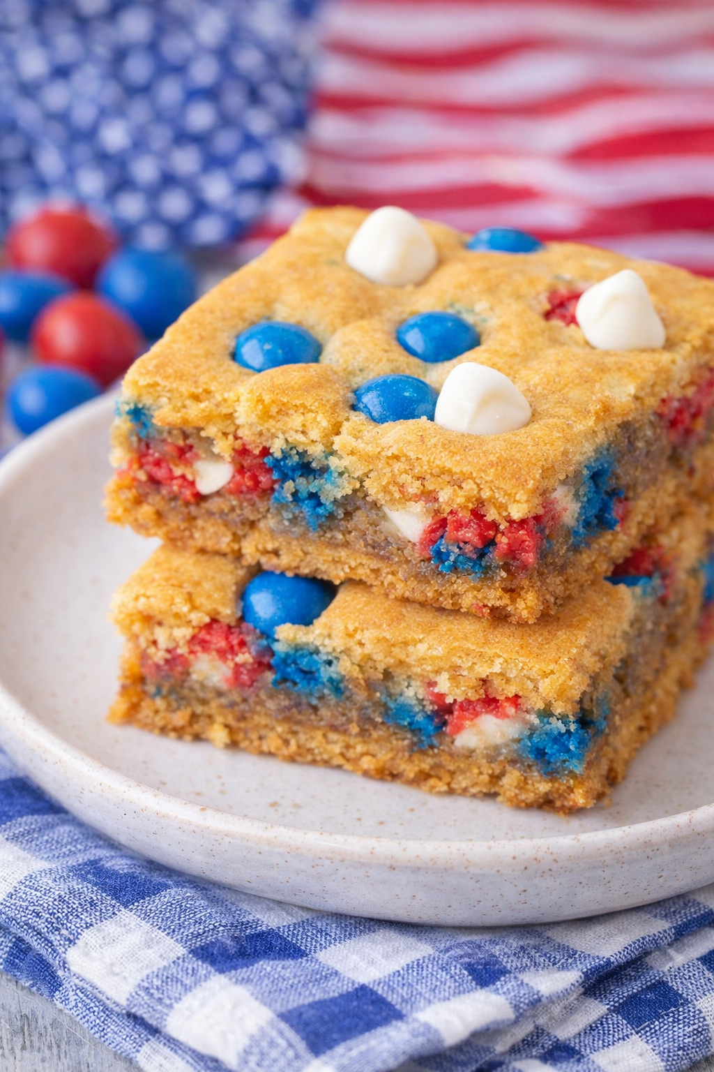 4th Of July Desserts – Easy Cake Mix Cookie Bars for Picnic Food Ideas