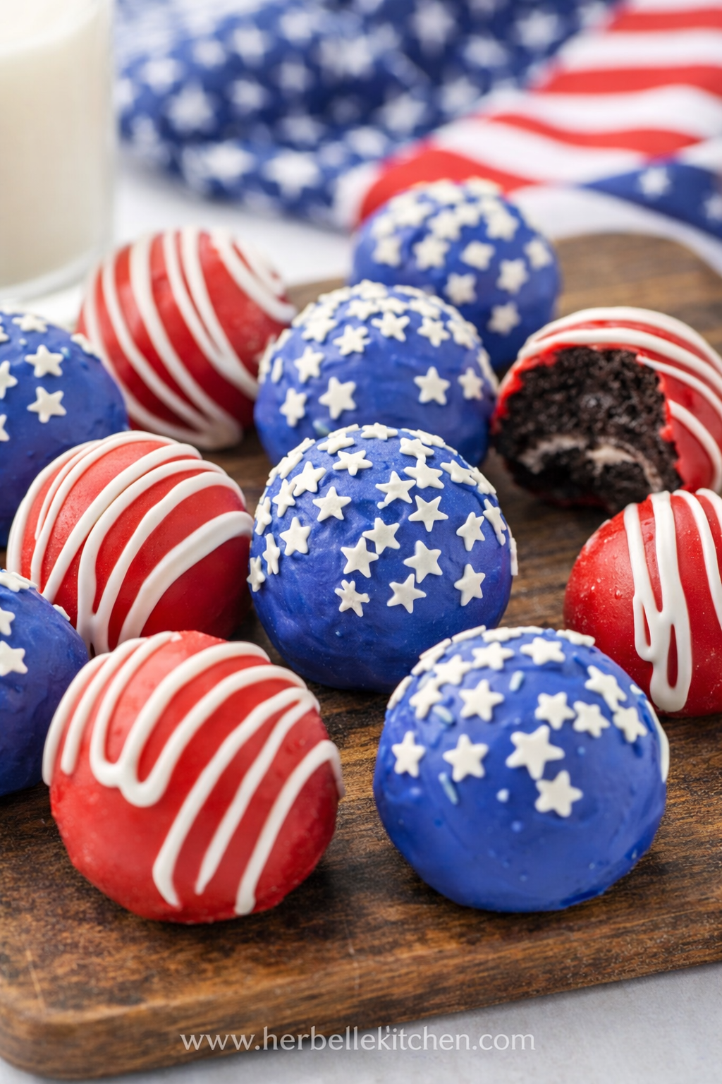 Patriotic Oreo Balls Recipe – Easy No-Bake 4th of July Dessert